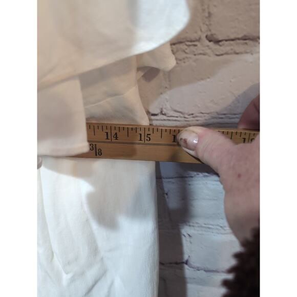 Lulu's Cute Confidence White Ruffled Faux-Wrap Mini Dress Size XL NWT - Picture 15 of 16